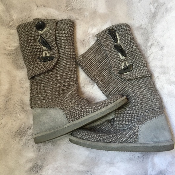 🐻 Bearpaw Women's Knit Tall Mid-Calf Wool Boot - Picture 5 of 13